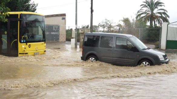 La cola del huracán Leslie deja importantes precipitaciones en la Región