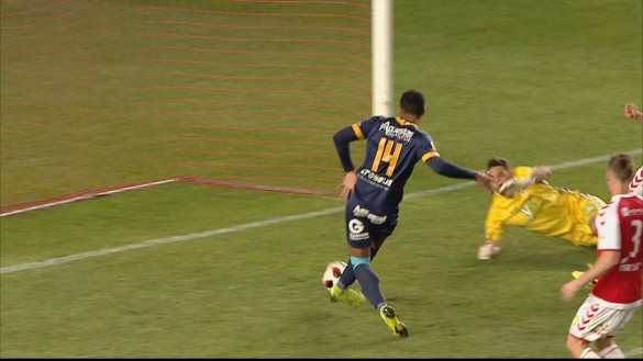 El UCAM consigue la victoria frente al Real Murcia (0-1)