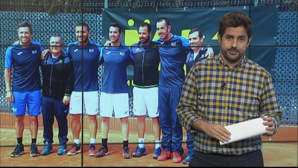 El equipo de veteranos del Murcia Club de Tenis, campeón de España