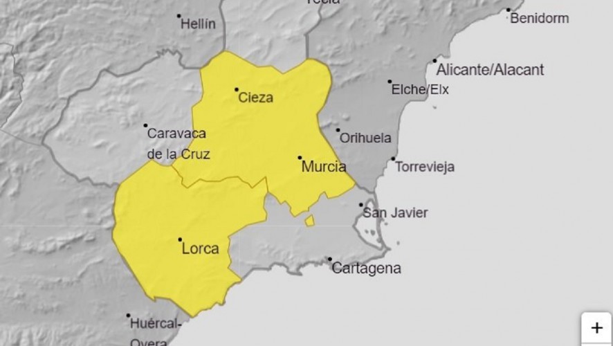 La Vega del Segura y el Guadalentín, en alerta amarilla por altas temperaturas