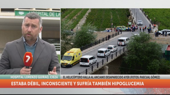 Hallan muy débil al anciano, de 81 años, desaparecido en Cieza