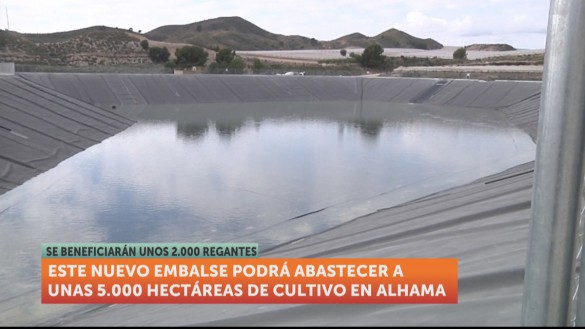 La construcción de una balsa en Alhama de Murcia beneficiará a 2.000 regantes