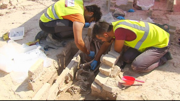 Exhuman 27 cuerpos del cementerio musulmán de San Esteban, en Murcia