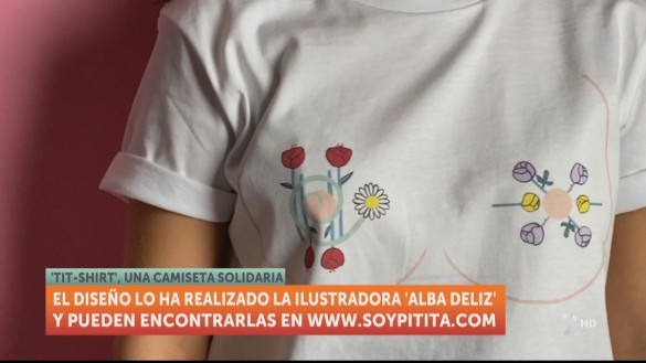 Camisetas solidarias con motivo del Día Mundial contra el Cáncer de Mama