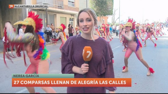 Casi un millar de participantes en el Gran Desfile de Carnaval en Alcantarilla