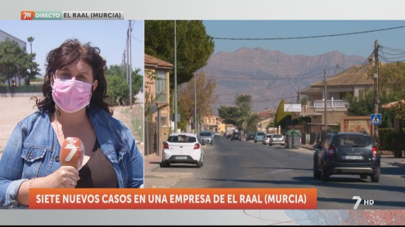 Siete casos de coronavirus detectados en una empresa hortofrutÃcola de El Raal (Murcia)