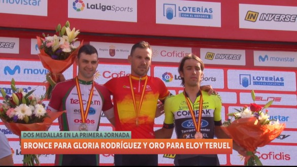 Las pruebas contrarreloj terminan con dos medallas para la Región