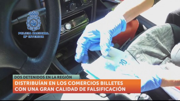 Detenidos en la Región dos de los más activos falsificadores de billetes de España