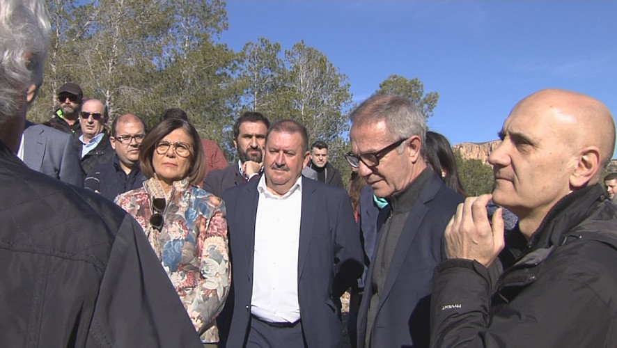 El ministro de Cultura visita el yacimiento de La Bastida, en Totana