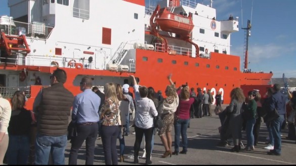 El Hespérides zarpa de Cartagena con rumbo a la Antártida