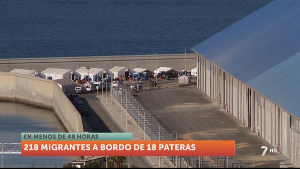 Oleada de pateras este fin de semana en las costas de la Región