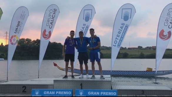 El pinatarense Pablo Sánchez logra seis medallas en el Campeonato de España de Piragüismo