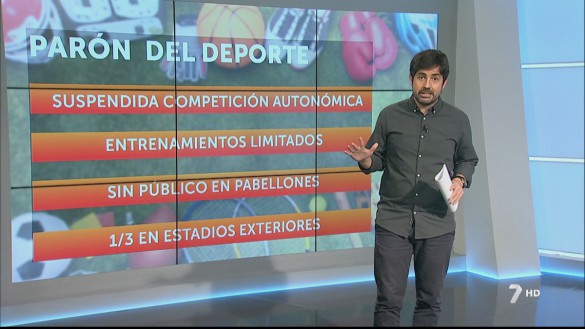 Suspendidas las competiciones deportivas de ámbito autonómico