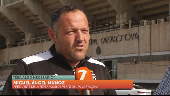 El FC Cartagena estrena este domingo grada de animación