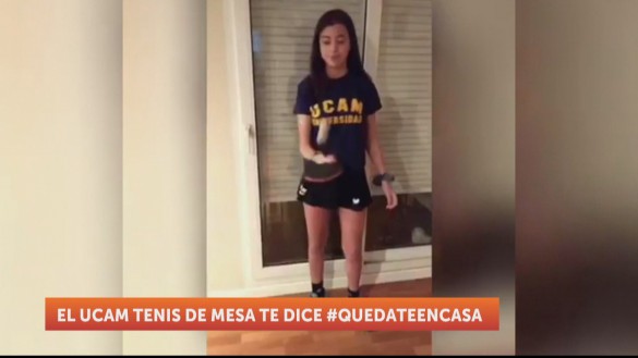El UCAM Tenis de Mesa no para de entrenar