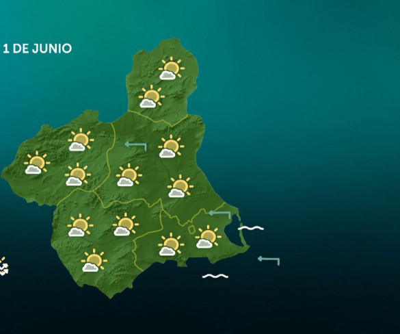 Intervalos de nubes altas y temperaturas mÃnimas en ascenso