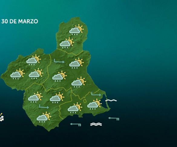 Precipitaciones más probables e intensas en el interior
