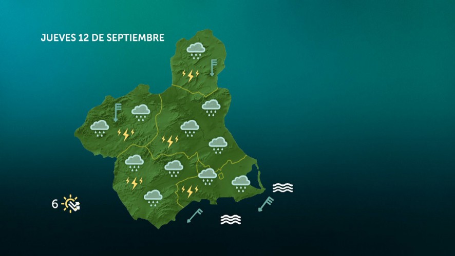 Chubascos y tormentas fuertes y persistentes que pueden ser torrenciales