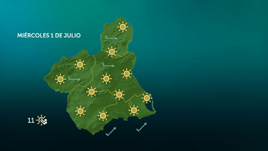 Temperaturas muy altas en el interior, donde se alcanzarán los 40 grados