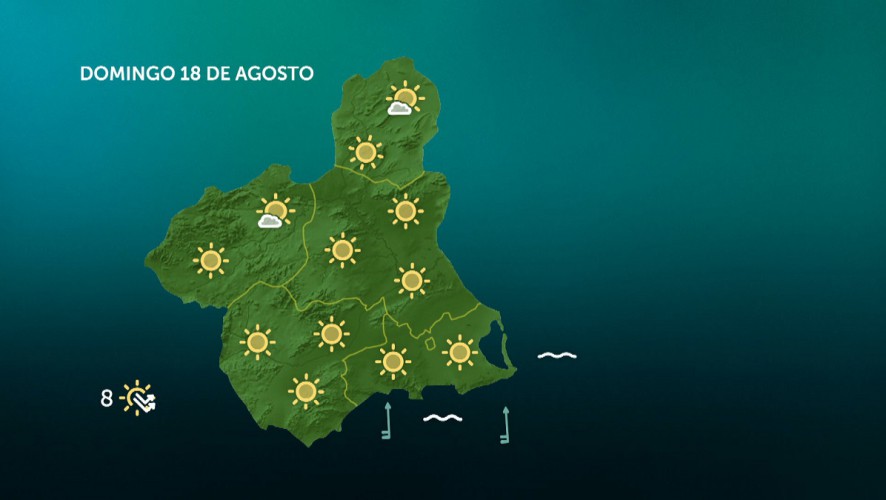 Temperaturas significativamente altas en el interior