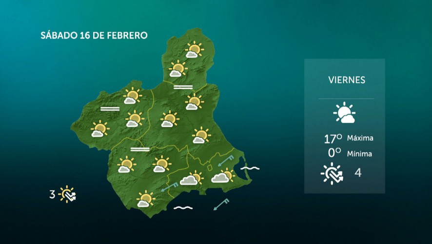 Temperaturas mínimas en ascenso; máximas con pocos cambios