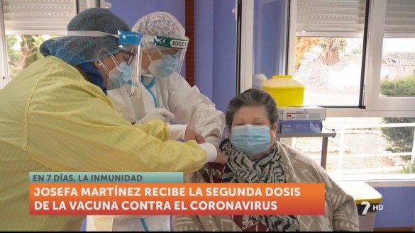 Comienzan a administrarse las segundas dosis de la vacuna de la Covid-19
