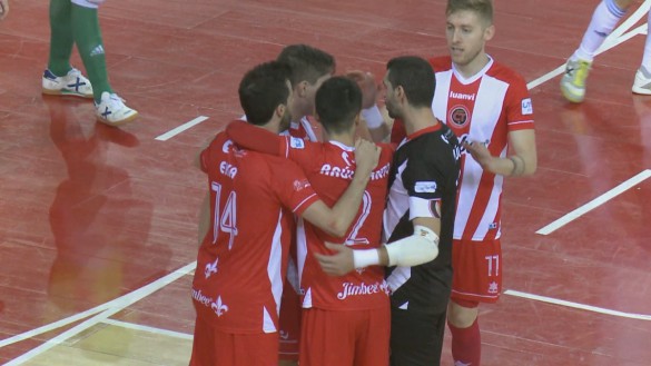 El Jimbee Cartagena consigue la victoria ante el Fútbol Emotion Zaragoza (4-7)