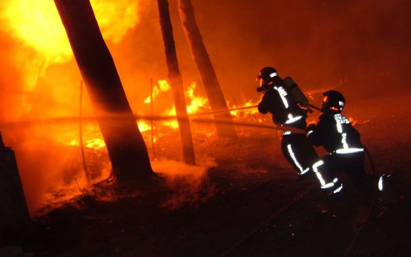 El riesgo de incendios forestales es extremo en la mayor parte de la Región