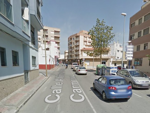 Herida muy grave una mujer al ser atropellada por un turismo en Águilas