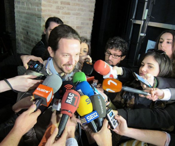 Pablo Iglesias asegura en Murcia que la posibilidad de ganar está muy cerca