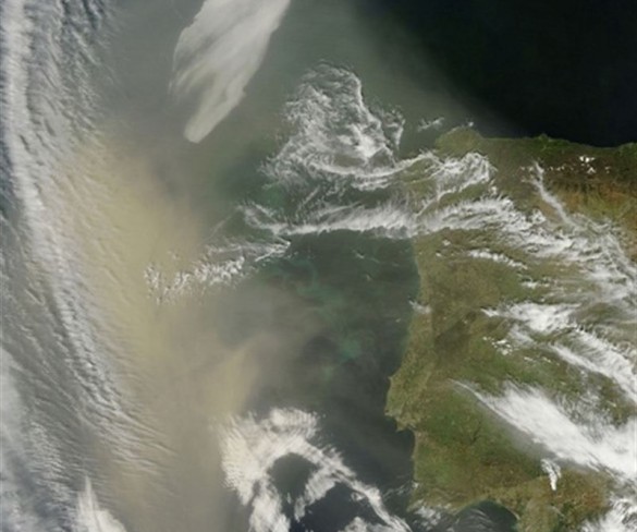 El polvo sahariano dispara la contaminación de aire por partículas en la Región