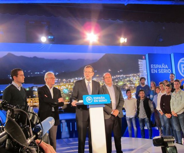 Rajoy preside en Murcia este sábado la Junta Directiva del PP y dará un paseo por la capital