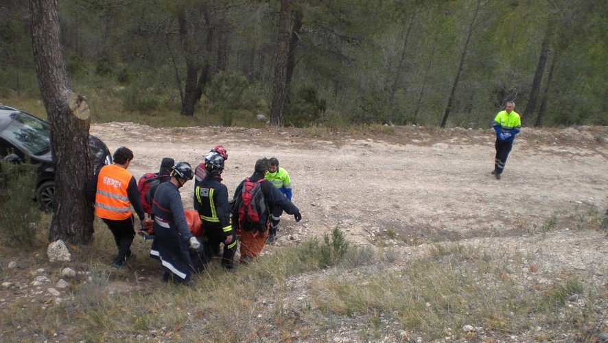 Rescatan a un joven de 32 años en la Sierra del Carche de Jumilla
