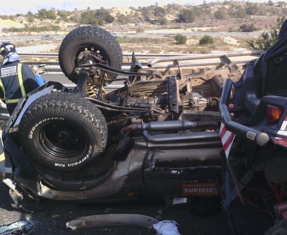 Un fallecido y 11 heridos en los nueve accidentes ocurridos durante el fin de semana