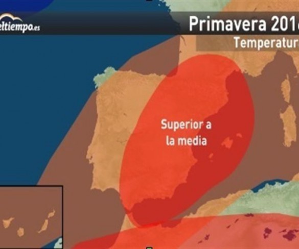 La primavera de 2016 será más cálida y seca de lo habitual