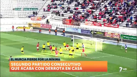 El Real Murcia pierde en casa por segunda vez consecutiva