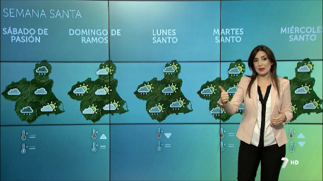 Lluvias al principio y al final de Semana Santa aunque mejorará de miércoles a viernes