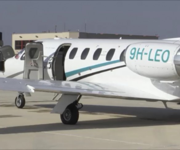 El aeropuerto de San Javier estrena el primer servicio de aerotaxi de la Región