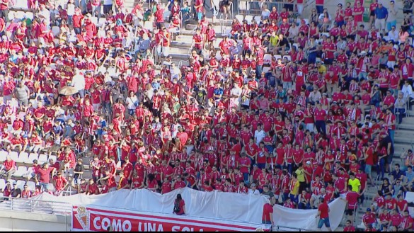 El Real Murcia-Mestalla fue visto por 21.000 personas en la grada y 122.000 en 7TV