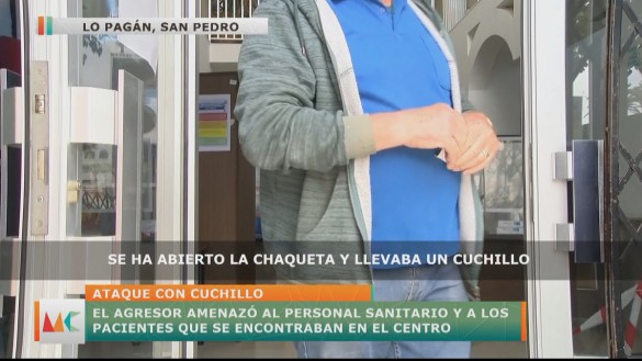 Detenido tras irrumpir con un cuchillo en el centro de salud de Lo Pagán