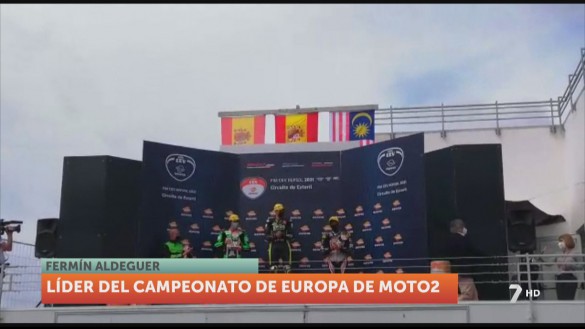 Fermín Aldeguer se coloca líder del Campeonato Europeo de Moto2