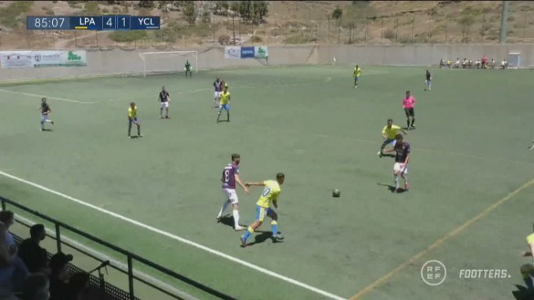 La salvación se pone cuesta arriba para el Yeclano tras perder en Las Palmas (4-2)