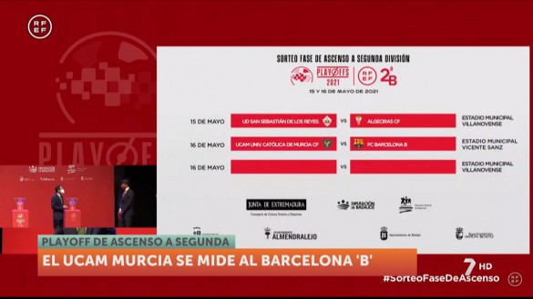 El UCAM Murcia se enfrenta al Barça B en las semifinales de ascenso a Segunda
