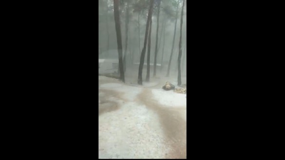 Moratalla vuelve a sufrir una tormenta de granizo