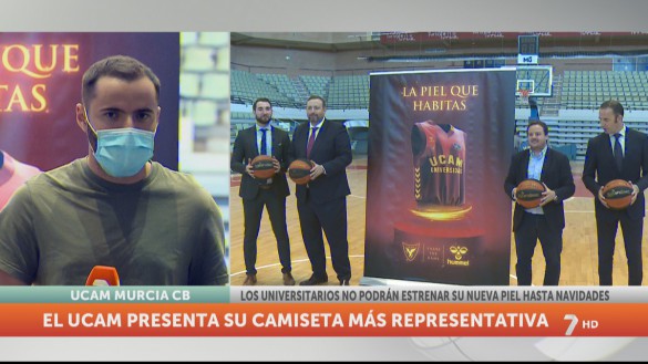 El UCAM Murcia presenta una sorprendente nueva equipación