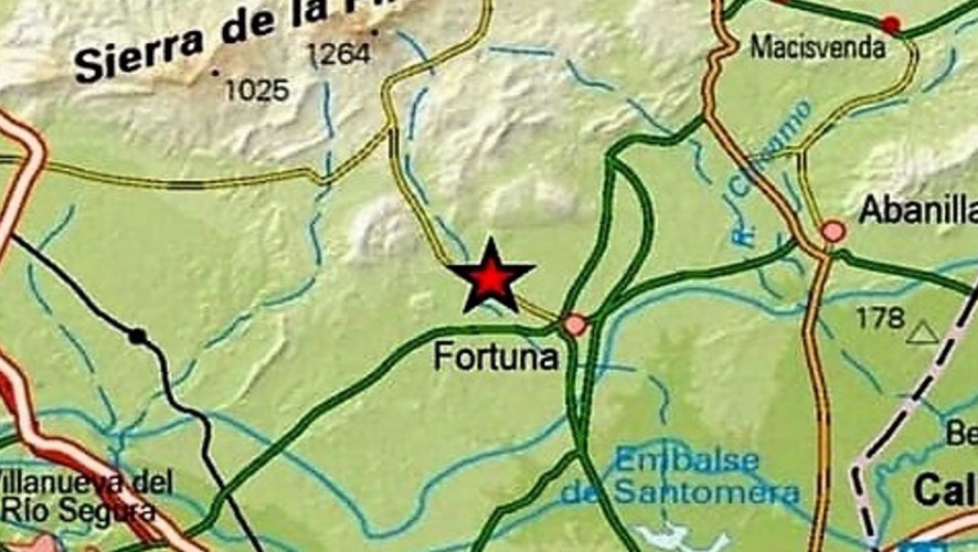 Fortuna registra un terremoto de magnitud 2,4, el segundo esta semana