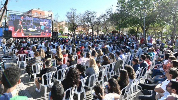 Los vecinos de El Palmar podrán seguir la final del US Open en una pantalla gigante